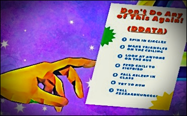 picture of Trevor's DDATA list